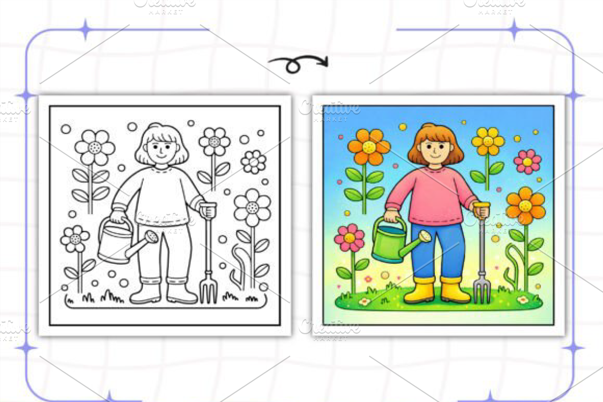 Bold & Easy Spring Woman, a Decorative Illustration by Design Station (Photo 5 of 9)