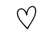 Hand Drawn Heart Doodle Vector Bundl, an Illustration by Creativeshirt (Thumbnail 6 of 48)