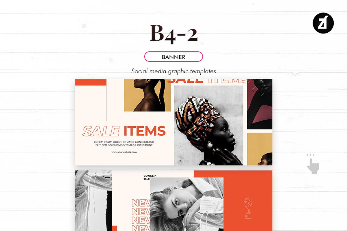 B4-2 Social media template, a Social Media Template by Chanut is industries (Photo 8 of 11)