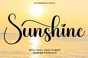 Sunshine, a Handwritten Font by FreshTypeINK (Thumbnail 1 of 8)