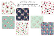 Watercolor flowers Pink & Marsala, an Illustration by Larisa Maslova (Thumbnail 11 of 14)