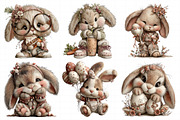 Funny Easter Bunny Clipart Png, an Illustration by Daily.Designs (Thumbnail 5 of 8)
