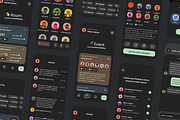 Social Audio App UI Kit, an App Template by Trung (Thumbnail 8 of 8)