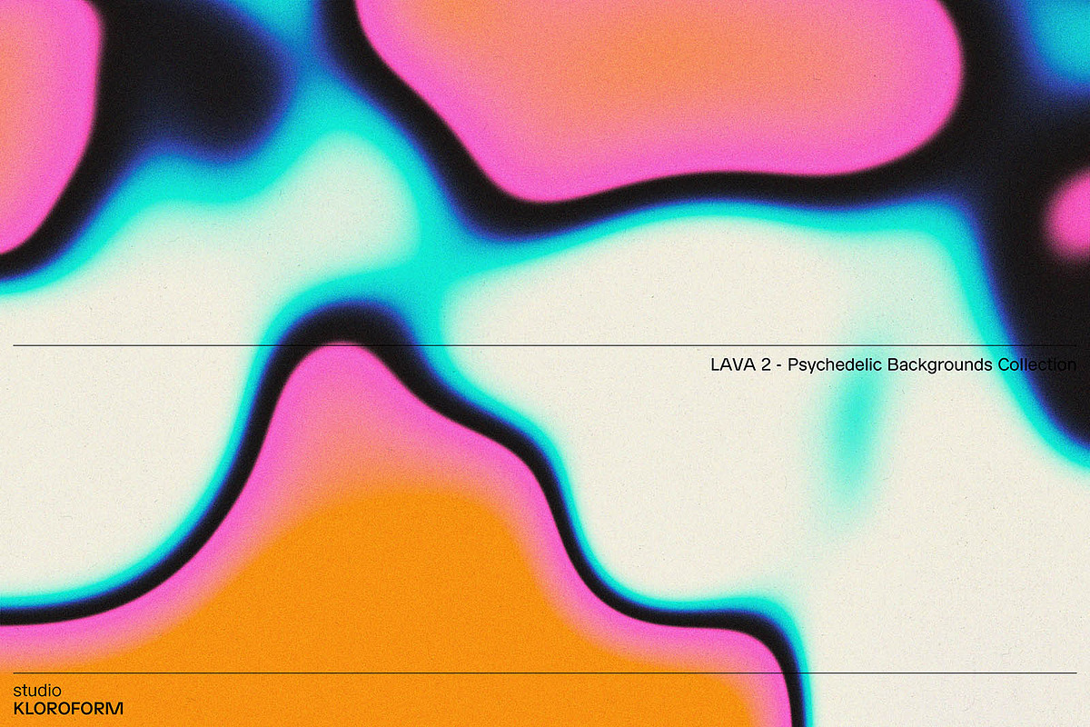LAVA 2 - Psychedelic Backgrounds, a Background Graphic by kloroform (Photo 12 of 21)