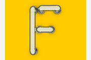 Neon tube font, an Object Graphic by 3D Graphics Shop (Thumbnail 3 of 38)