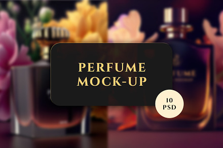 Perfume Bottle Mockups pack Vol.01