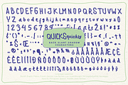 Quicksquickly, a Handwritten Font by Gatype (Thumbnail 8 of 13)