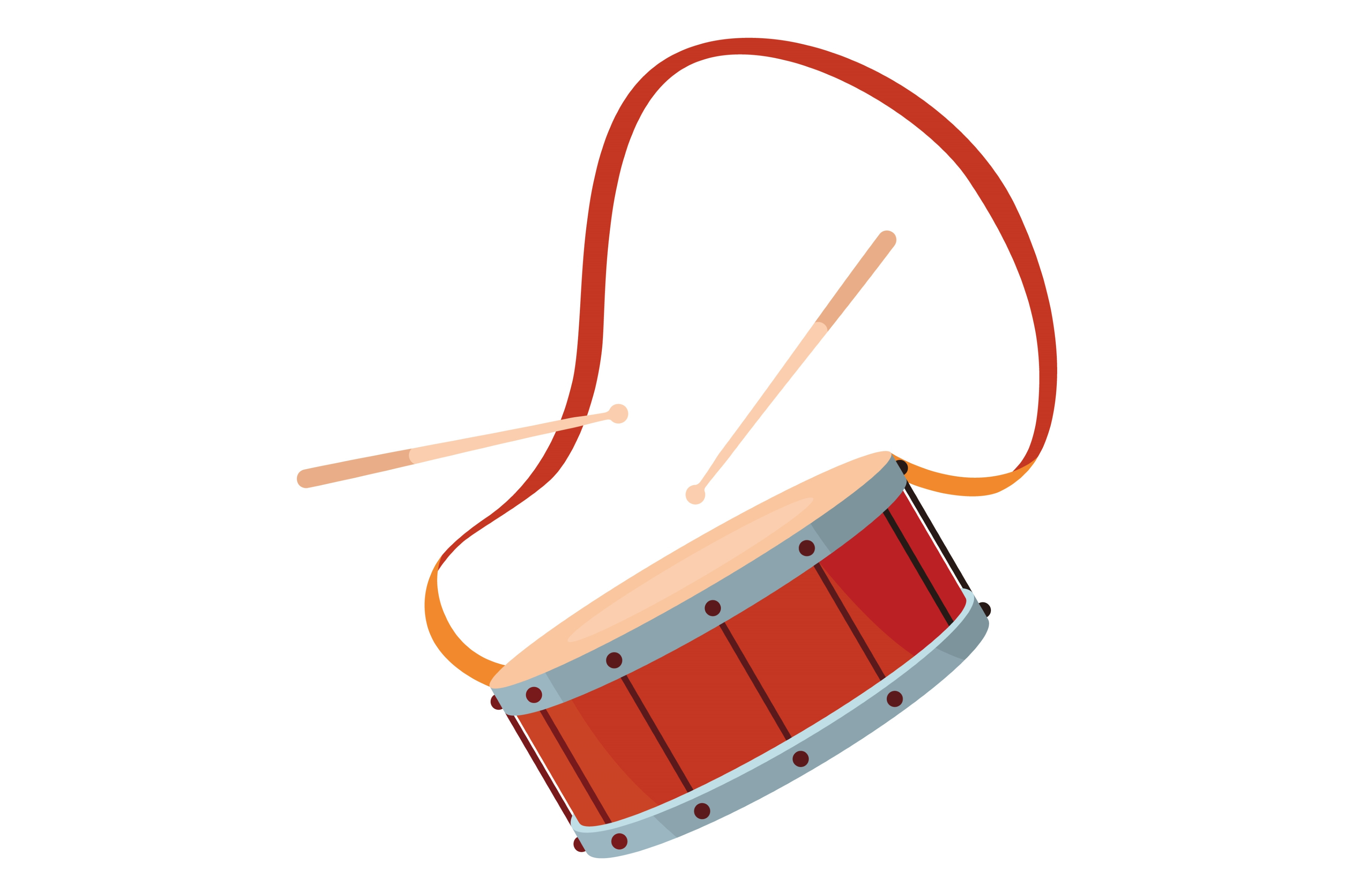 Drums And Percussion Vector by Things For Designers  Creative Market