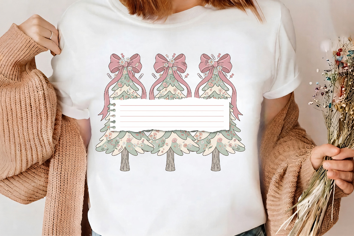 Custom Name Christmas Trees PNG, a Seasonal Illustration by CrexoraLab (Photo 3 of 4)