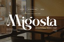 Migosta Elegant Ligature Serif Font