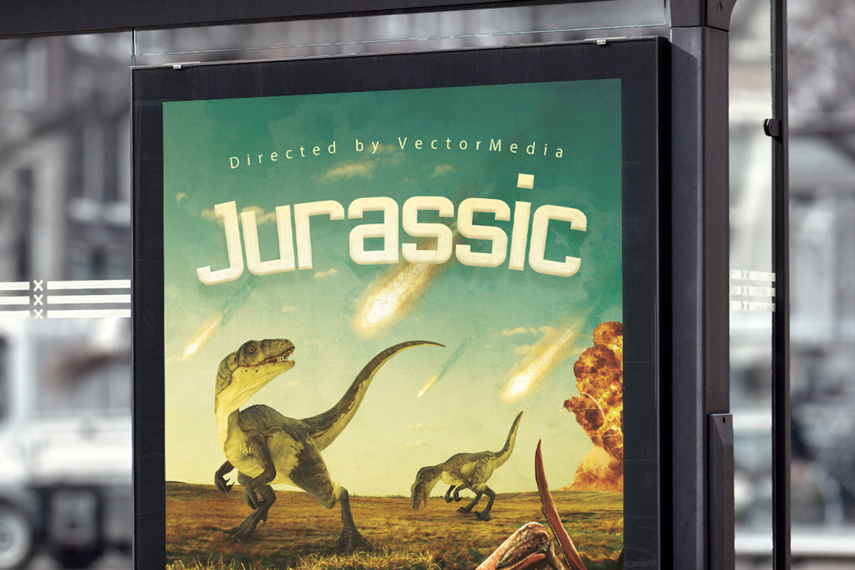 Jurassic - Flyer / Poster, a Flyer Template by VectorMedia (Photo 7 of 8)