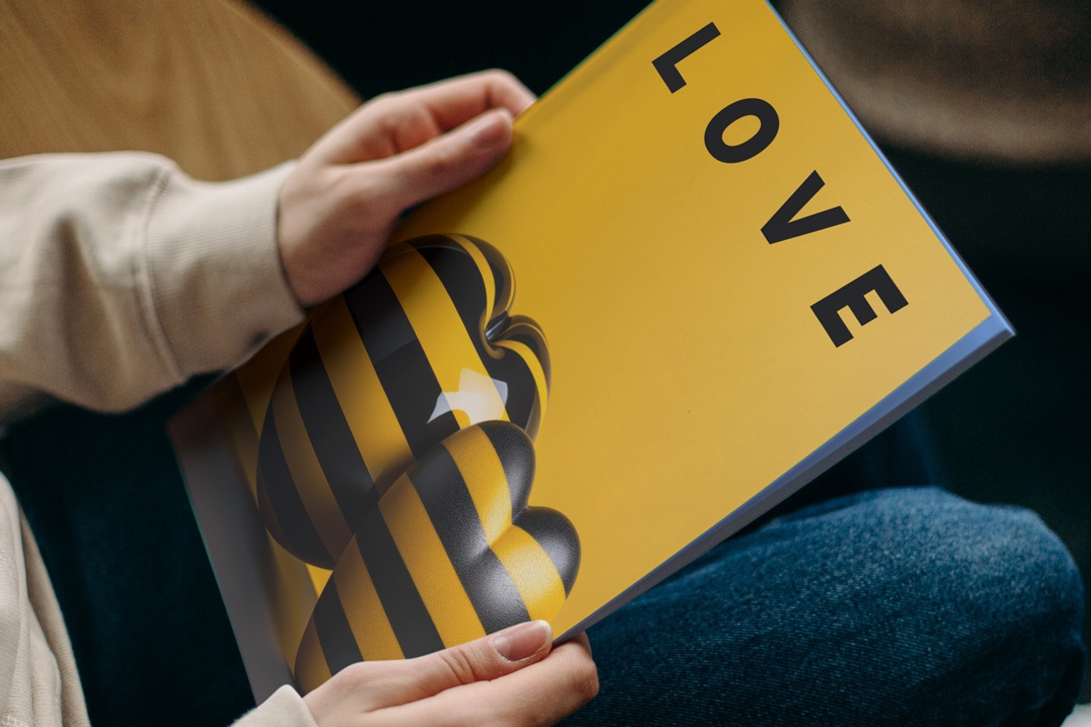 Yellow and Black World - 52 images, a Decorative Illustration by Handmadefont (Photo 11 of 13)