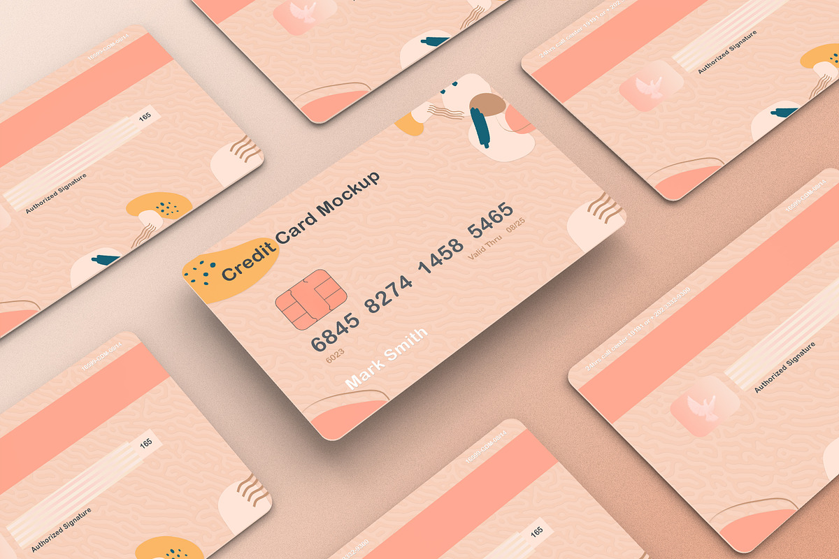 Credit Card Mockups Set | 51 PSD, a Print Template by ExplicitConcepts (Photo 38 of 51)