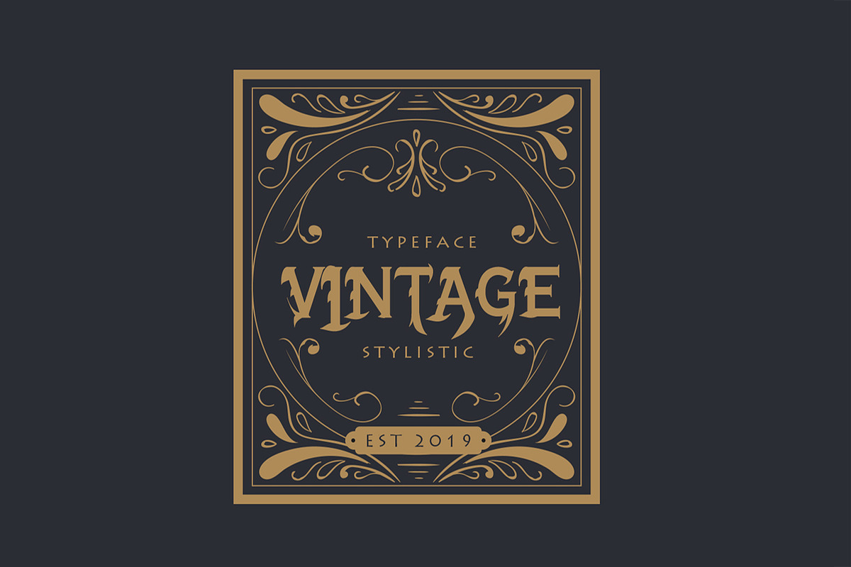 Hypothesis - Vintage Typeface preview 4