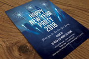 New Year Party 2018 Flyer, a Flyer Template by Madhabi Studio (Thumbnail 3 of 4)