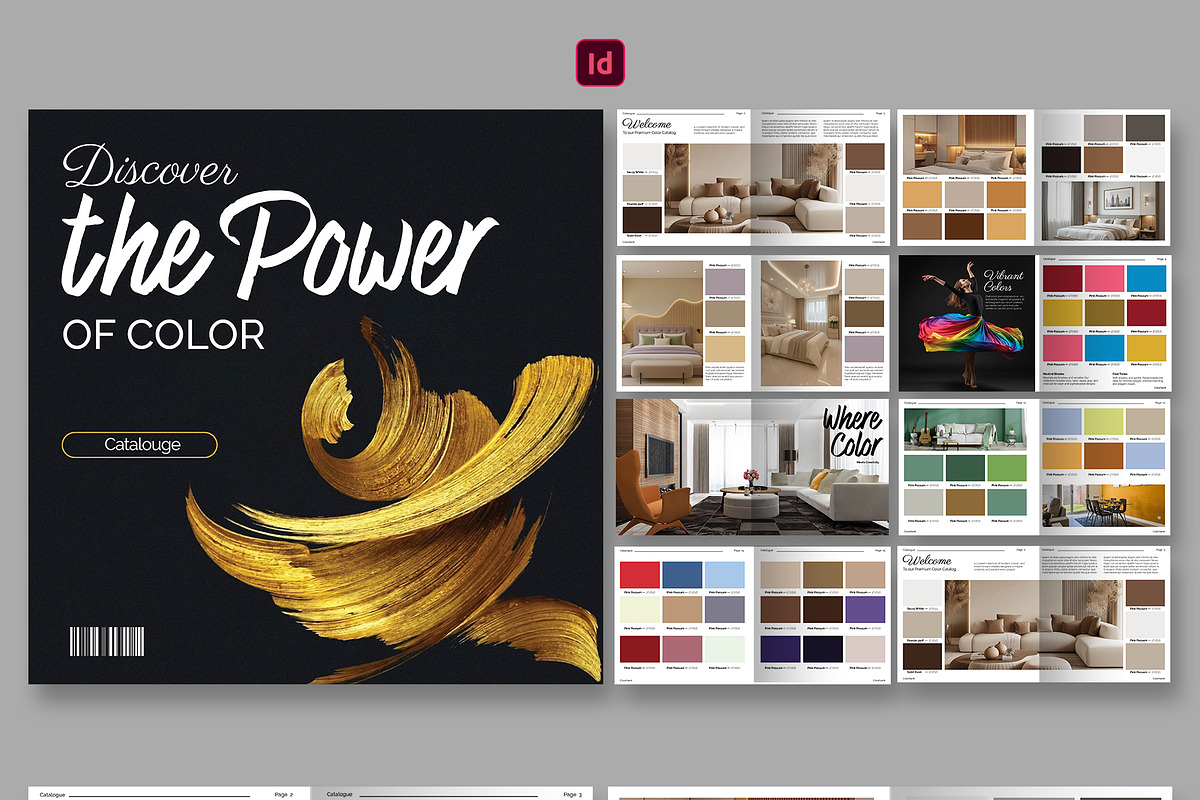 Color Catalogue Book Design Template, a Brochure Template by Shajib Shikder (Photo 2 of 2)