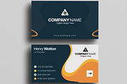 Company Business Card Template, a Stationery Template by MightyDesign (Thumbnail 3 of 6)