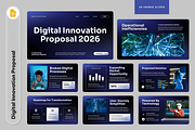 Digital Innovation Proposal PPT, a Presentation Template by Sixtemp (Thumbnail 1 of 3)
