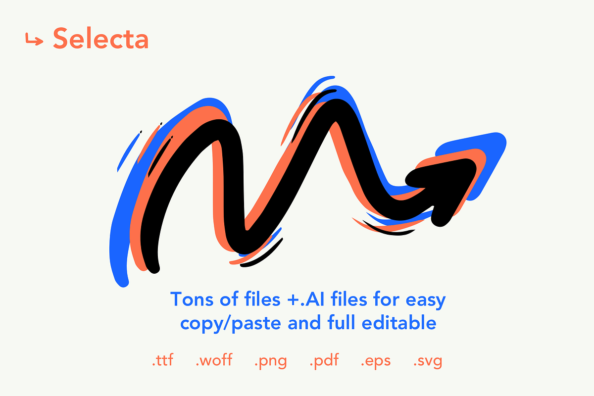 Selecta - Hand Drawn Arrows, an Object Graphic by David is Creative (Photo 3 of 6)