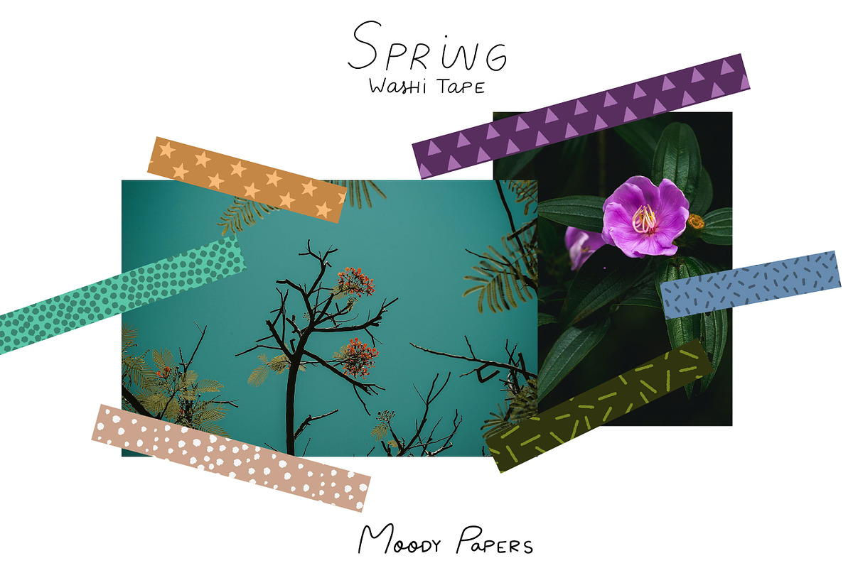 Spring Washi-Tape, an Illustration by MoodyPapers (Photo 4 of 5)