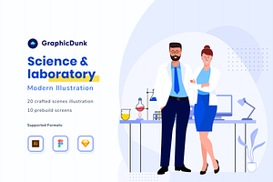 Science and Laboratory Illustrations