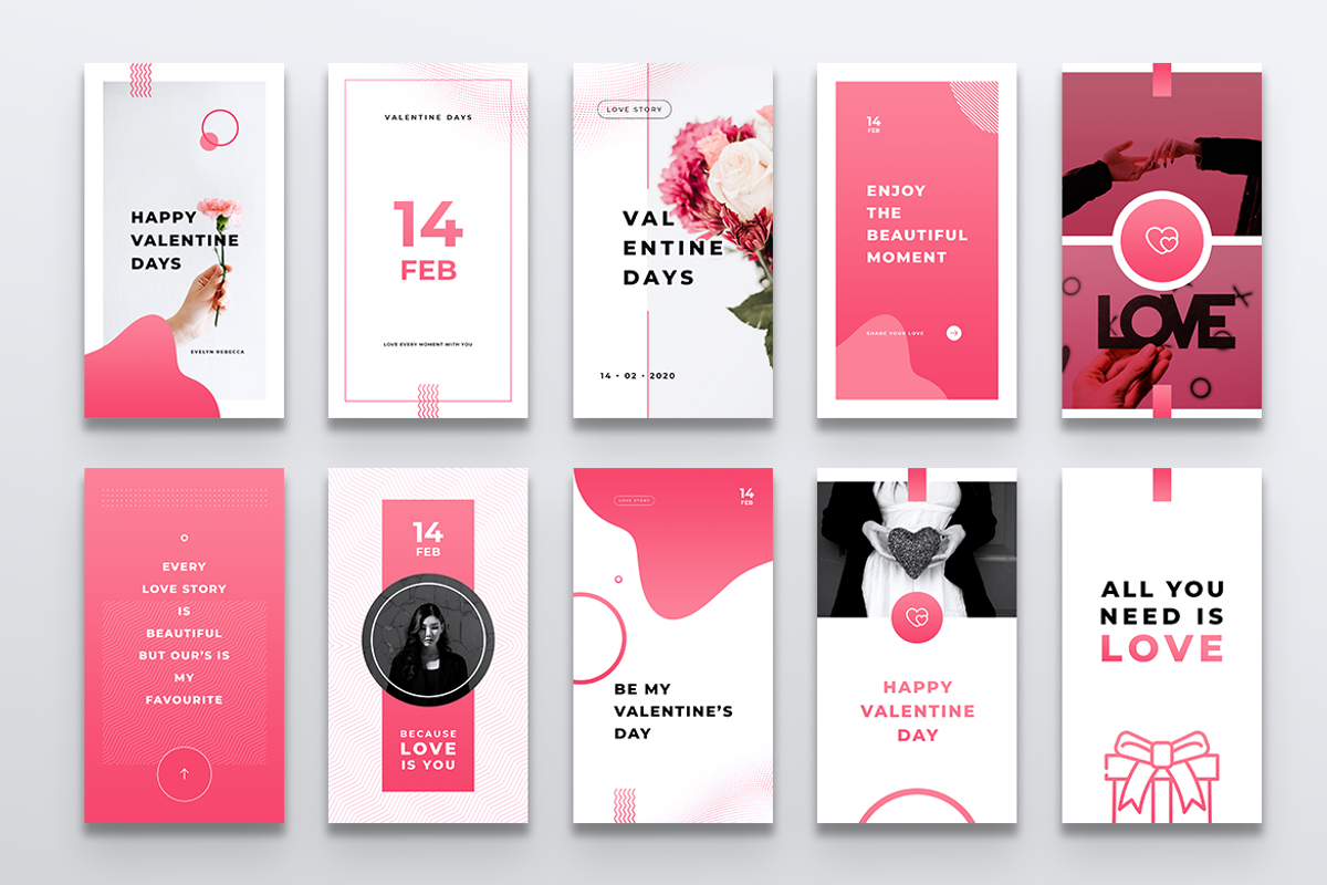 Happy Valentines Day Instagram Story, a Social Media Template by Rahardi Creative (Photo 6 of 6)