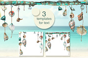 Garland of Shells Watercolor Clipart, an Illustration by NATASHA CHU (Thumbnail 4 of 12)