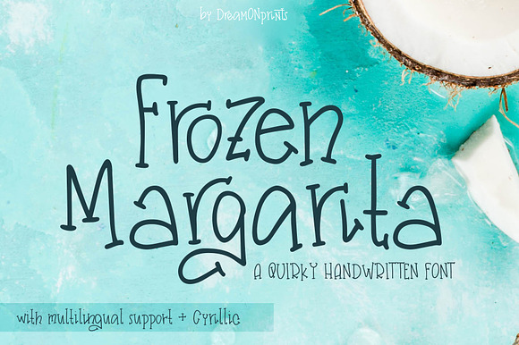 Frozen Margarita - Handwritten Font preview 8