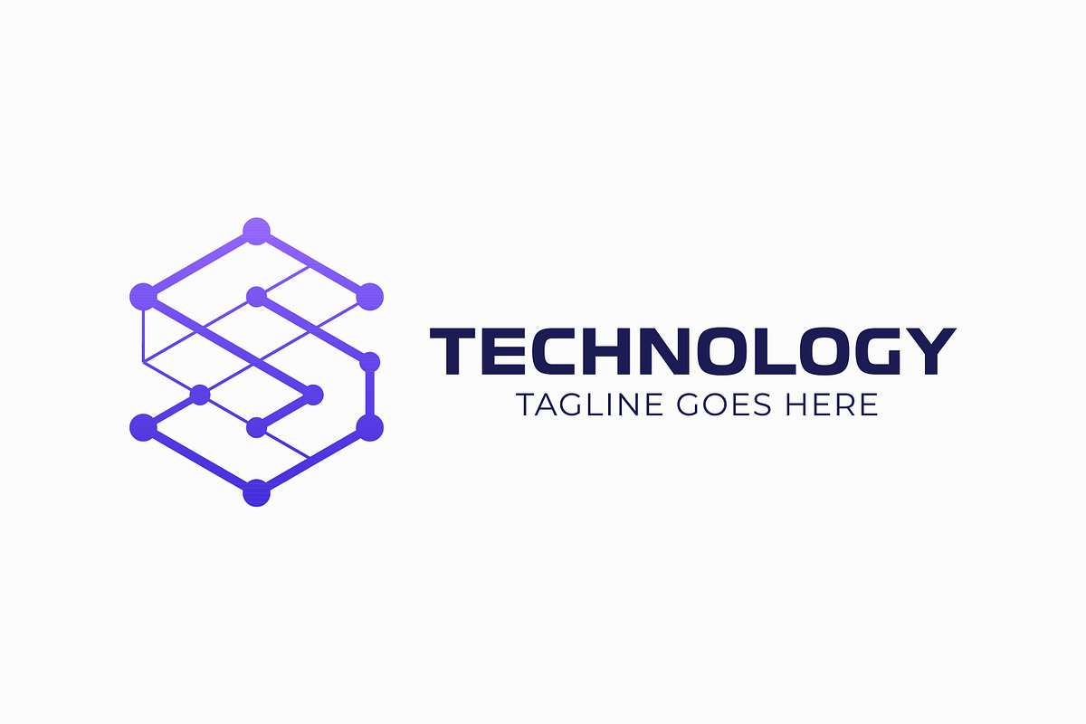 Letter S Technology Logo Business, a Branding & Logo Template by Signatoro (Photo 2 of 3)