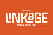 Linkage - Display Font, a Handwritten Font by Alpaprana (Thumbnail 1 of 10)