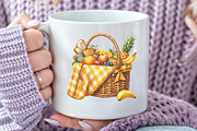 Yellow Patchwork Summer Clipart, an Illustration by CraftArtStudio (Thumbnail 5 of 6)