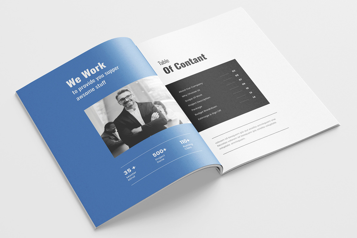 Business Proposal Template, Canva preview 2