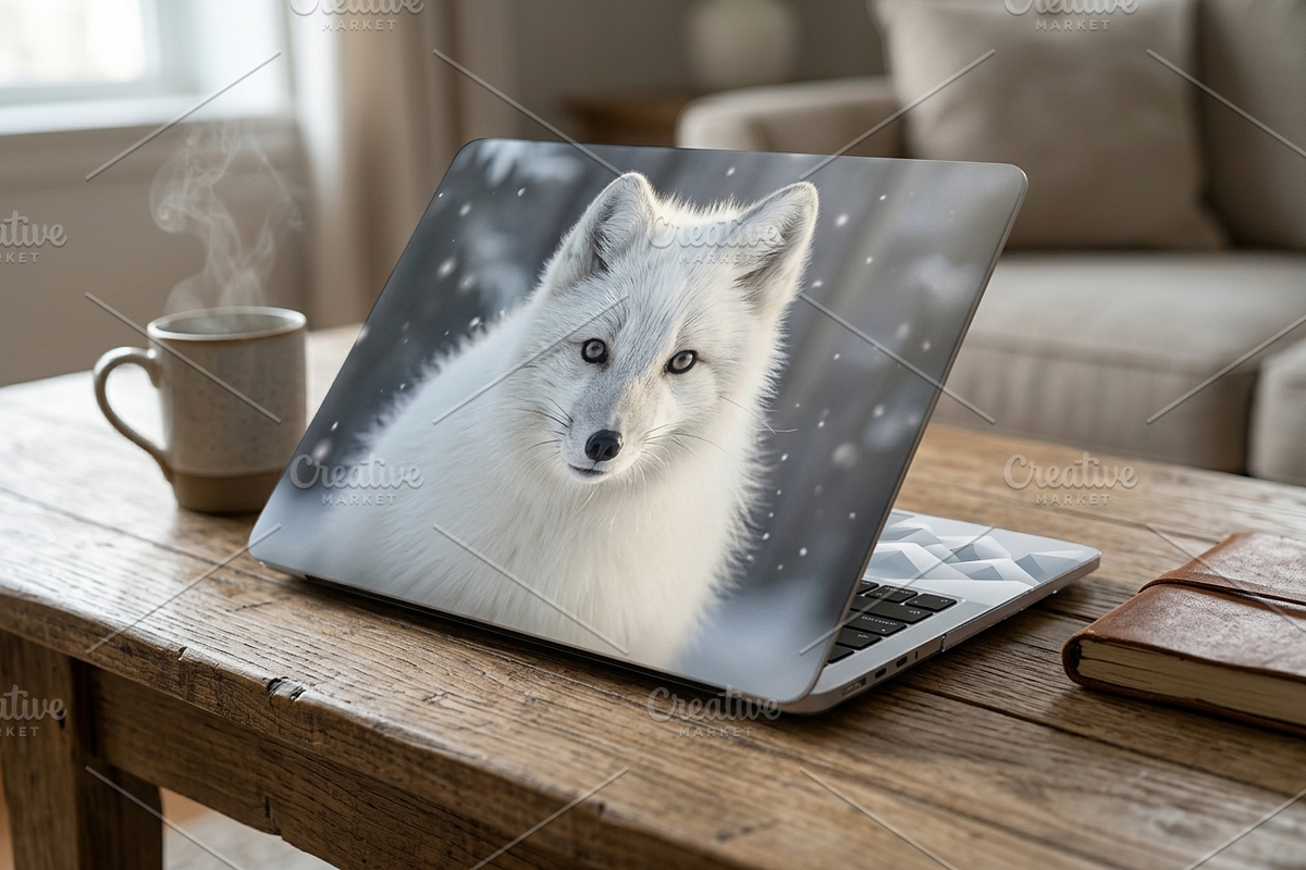 Arctic Fox in Winter Snow Photo, an Animal Photo by Aura Canyon HQ (Photo 3 of 6)