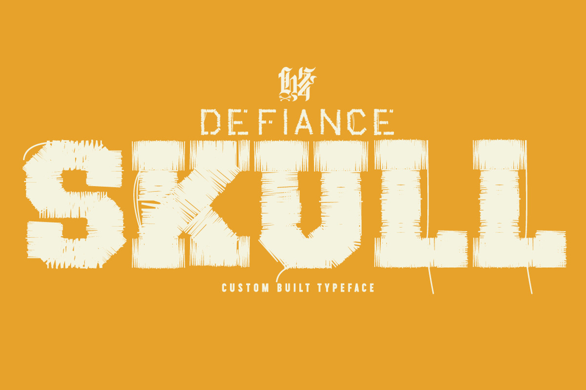 Suture, a Font by Hydro74 (Photo 5 of 5)