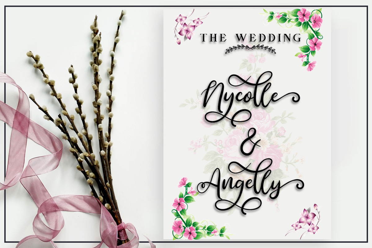 Anjellic // Font Duo & Extras preview 7