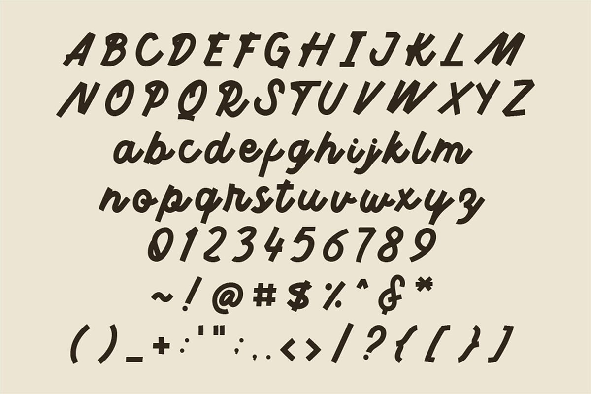 Monserta - Square Fun Script Fonts, a Script Font by Konstantine Studio (Photo 4 of 5)