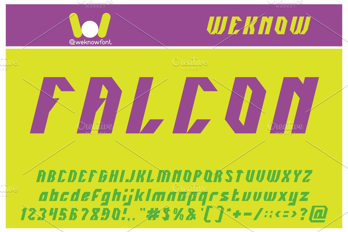 Innovation font, a Font by weknow (Photo 4 of 5)