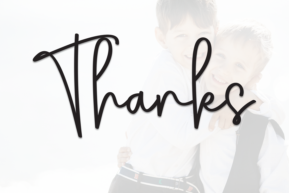 The Brother | Script Font, a Handwritten Font by Scratchones (Photo 8 of 8)