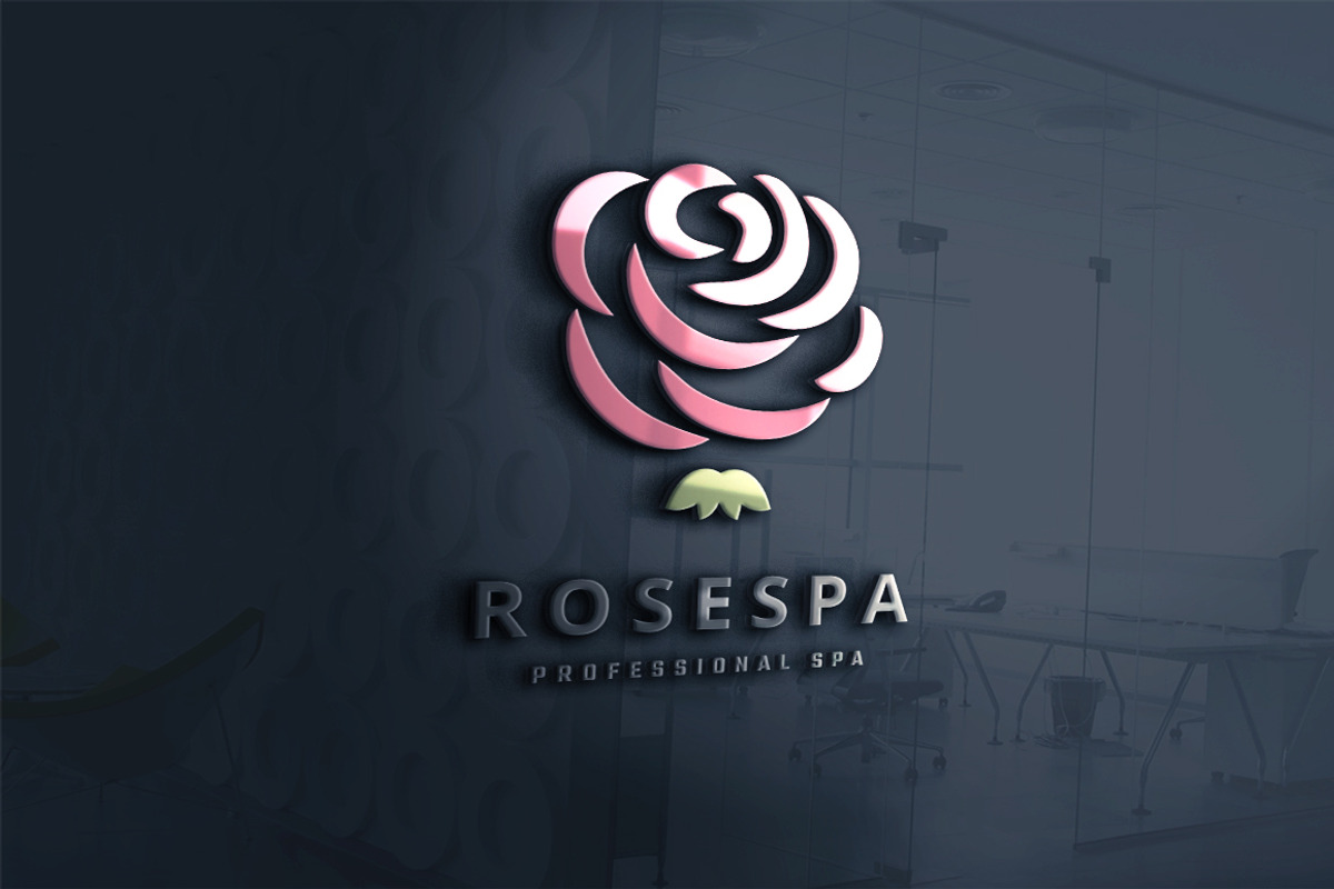 Rose Spa Logo, a Branding & Logo Template by Design_Planet