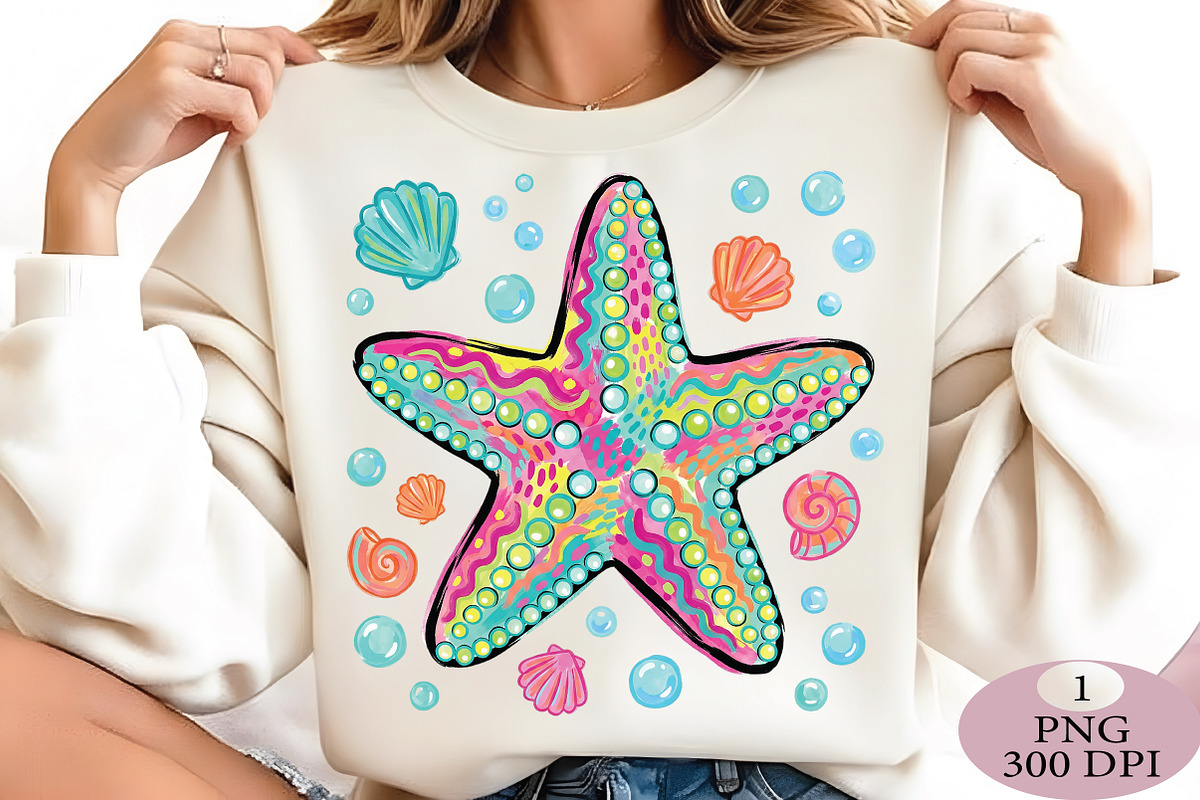 Preppy Starfish Coquette Png, an Illustration by Daily.Designs (Photo 2 of 5)