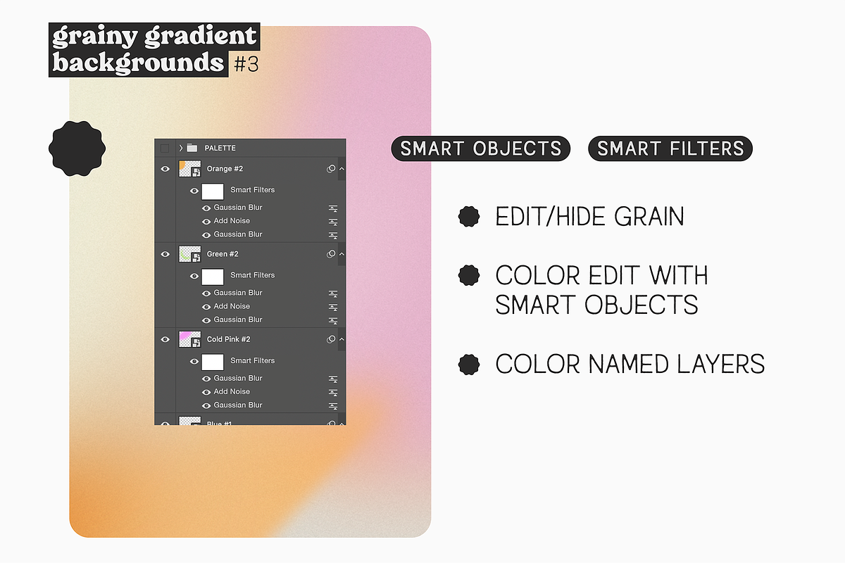Grainy Gradient Backgrounds #3, a Texture Graphic by Antipixel Type Studio (Photo 2 of 12)