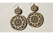 Floral Drop Earring SVGs, a Graphic by hafijul (Thumbnail 9 of 11)