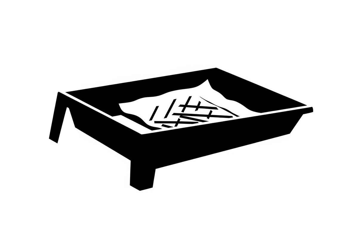 Paint Roller Tray Icon Silhouette, an Icon by hafijul (Photo 10 of 10)