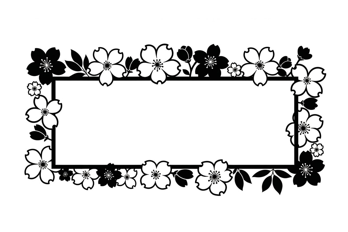Decorative Nature Frame Silhouette, a Graphic by BIPLOB EXPERT (Photo 12 of 13)