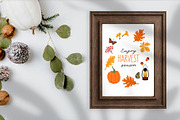 Hello Autumn clipart and patterns, a Decorative Illustration by rosypatterns (Thumbnail 9 of 9)