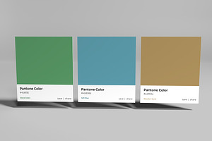 Pantone Card Mockup