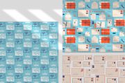 Postcards stamps vector set, a Work Illustration by Iryna Danyliuk (Thumbnail 3 of 4)