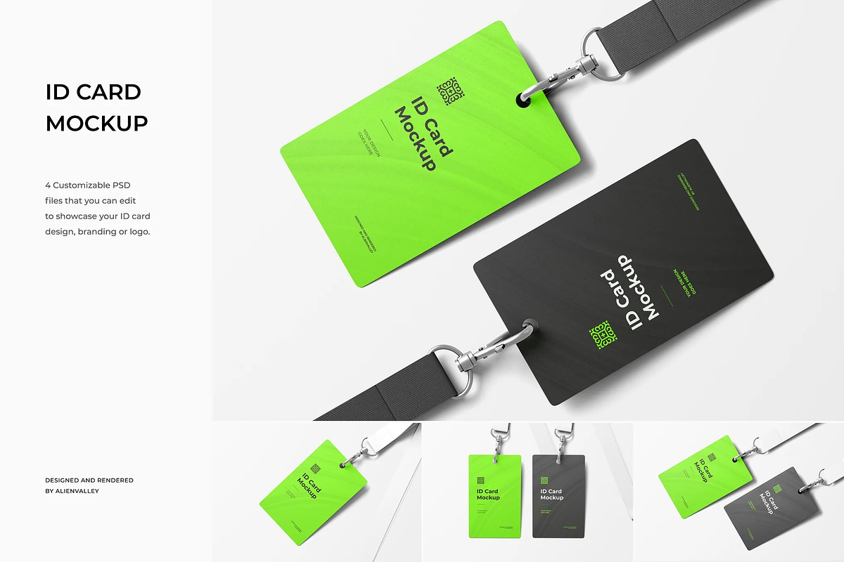 High Quality ID Card Mockup, an Advertising Mockup by zpackcreative (Photo 1 of 13)