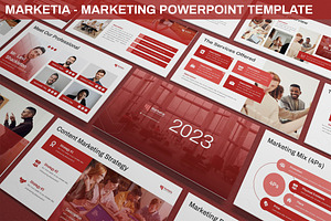 Marketia - Marketing Powerpoint, a Presentation Template by SlideFactory