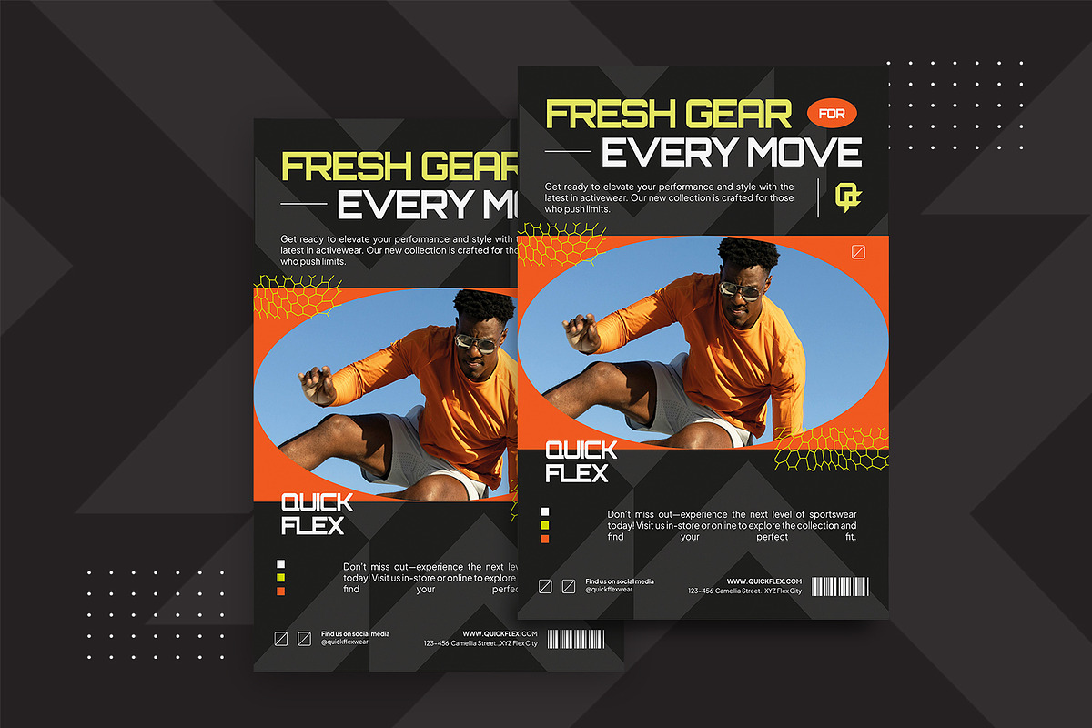 Quick Flex - Poster Template, a Poster Template by StreaksideStd (Photo 3 of 3)